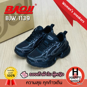 [🥇บาโอจิแท้100%🔢ไซส์37-41🆓ฟรี...ถุงเท้า 1 คู่] BAOJI รุ่น BJW1139 รองเท้าผ้าใบหญิง รองเท้ากีฬาหญิง รองเท้าวิ่งหญิง สวย นุ่มเบา สบายเท้า