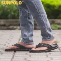 South Red Finger Cow Leather SUNPOLO KEP204-02 (Black). 