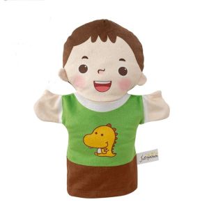 EO4MD Parent-Child Childrens Hand Puppet Plush Grandparents Family Member Puppet Baby Toys Daughter Doll Toys Educational Toy