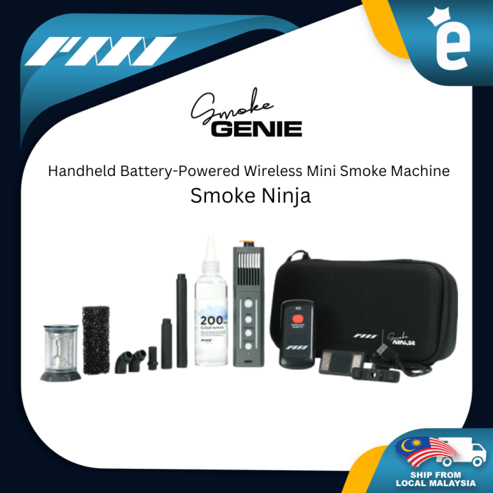 PMI SmokeGENIE Smoke Ninja Handheld Battery-Powered Wireless Mini Smoke Machine