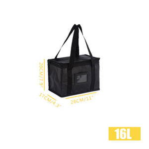Insulated Thermal Cooler Bag Waterproof Food Delivery Bag Outdoor Portable Lunch Foods Drink Bag