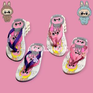 sandal anak perempuan jepit labubu cute terbaru