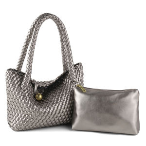 LIKEBAG กระเป๋าสะพายไหล่ดีไซน์ Tas Rajut ช่องกระเป๋ากระเป๋าแบบหนีบแขนกล่องข้าวกลางวันย้อนยุคขั้นสูงกระเป๋าถือสวยงามวันที่ซื้อแฟชั่นสำหรับผู้หญิง