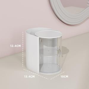 Makeup Egg Makeup Brush 2-in-1 Storage Box Dustproof Rotating Multi-layer Powder Puff Beauty Eyebrow Pencil Eyeliner