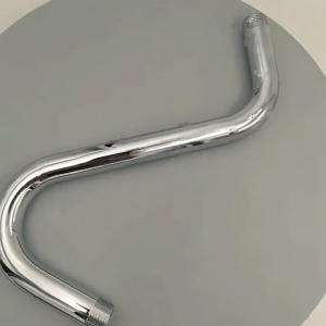 Sturdy Stainless Steel Goosenecks Showerhead Extension Arm Arching Bathroom Home Accessory with Flanges Household