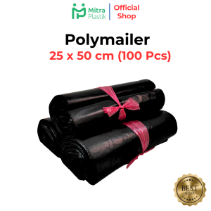 Plastik Polymailer 25x50 cm isi 100 pcs Packing Online Shop Kantong