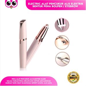 ELECTRIC ALAT PENCUKUR ALIS ELEKTRIK BENTUK PENA BOLPEN / EYEBROW / PISAU CUKUR PEN