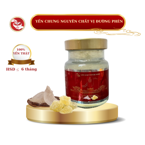 Yến Hũ Chưng Nguyên Chất vị ĐƯỜNG PHÈN sợi yến thật - Tổ Yến Chưng Sẵn Yến sào Dewis Nest  tốt cho sứ khỏe