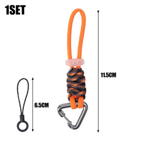 Outdoor Braided Rope Keychain Multicolored Anti-lost Mobile Phone Lanyard For Men utdoor Rock Climbing Camping Backpack Pendant