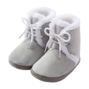 Supportive Infant Walking Shoes Soft Comfortable Cotton Fabric With Decorative Bowknot And Enhances Tractions