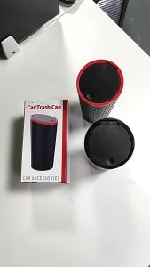 Container Car Cleaning Cup Holder Car Trash Bin SUV Center Console Supplies Travel Camper Auto boimy
