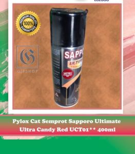 Pylox Cat Semprot Sapporo Ultimate Ultra Candy Red UCT01** 400ml