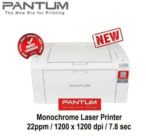 Pantum P2506 Single Function Monochrome Laser Printer -Lifetime Warranty (NO WIFI)