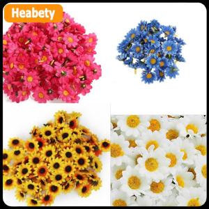 【2-3 days delivery】 100Pcs Artificial Gerbera Daisy Silk Flowers Heads For DIY Wedding Party