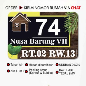 HIASAN DINDING BLOK NOMOR RUMAH TEMPEL MINIMALIS HIASAN PINTU / PLAT NOMER RUMAH / NO RUMAH UNIK