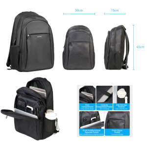 Vention Waterproof Backpack Tas Ransel Laptop Macbook Anti Air Windows Komputer