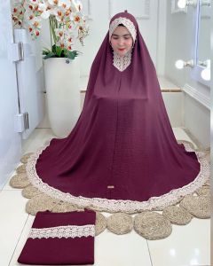 BISA COD Mukena Dewasa Kode 01 Bahan Kringkel Premium By Ory AjeZas Collection