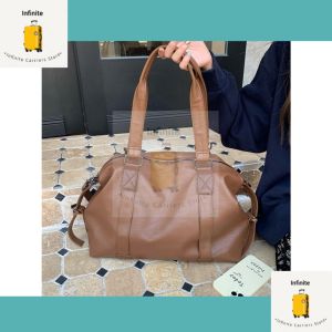 Edgy Korea Large Capacity Fits A4 15" Laptop Shoulder Bag Travel Crossbody Luggage Bag