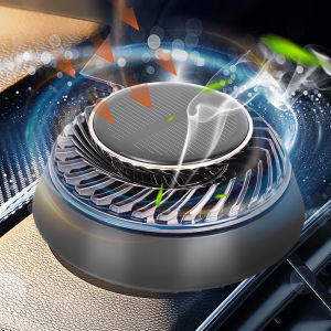Solar Powered Car Rotating Aromatherapy Air Freshener Fragrance Ornament Diffusers for Essential Oils Auto Interior Accessories