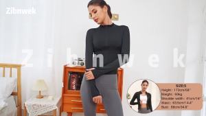 Women Sports Jacket Full Zip Lightweight Long Sleeve Sports Jacket with Thumb Holes Soft and Slim Fit UV yoga jacket