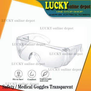 SAFETY / MEDICAL GOGGLES TRANSPARENT