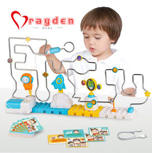 Kids Electric Maze Challenge Game Concentration Brain Games Learning Science Logic Board Game Educational Development STEM Toy Party Gifts for 4 5 6 7 8 9 10 12 Year Old Boy Girl