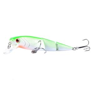 3 đoạn Giả Cứng Baits đa nối swimbaits bơi mồi với móc nước mặn swimbait