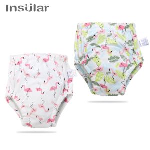 Insular 6 Layer Waterproof Baby Diaper Potty Training Pants Washable Cloth Diaper Reusable Infant Underwear Baby Toilet Training Pants