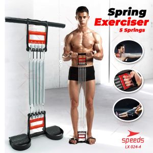 SPEEDS Spring Chest Pull Excerciser / Alat Fitness 3in1 Portable berkualitas Original import LX 024-04