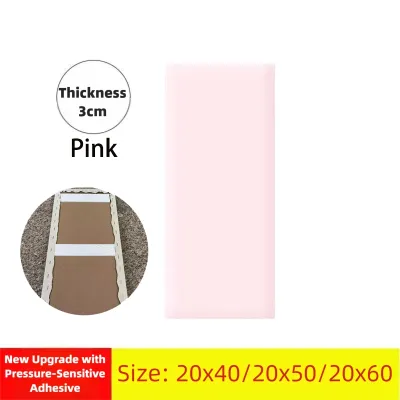 Soft Pack Wall Panel Upholstered Wall Decor Headboard Wall Cushion Sticker Anti Collision Self Adhesive Baby Safety Wall