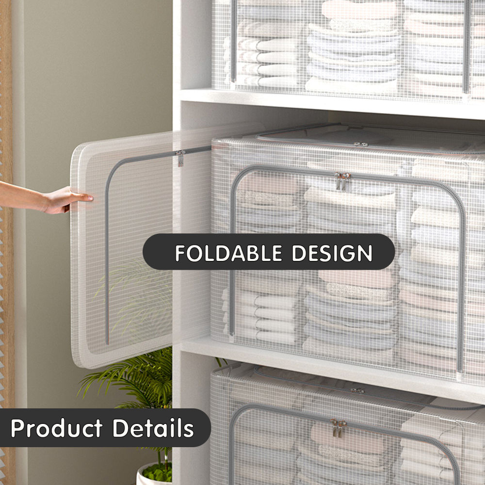 DR.STORAGE Foldable Storage Box, 24L/66L/100L Large Capacity Organizer Container
_voghion.com