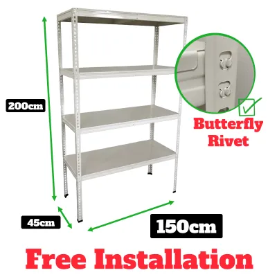 FUll Metal Boltless Storage Rack for HDB Bomb Shelter Store Room FREE Installation