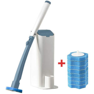 Disposable Toilet Soap Sponge Toilet Bowl Cleaner Wand Disposable Toilet Bowl Brush