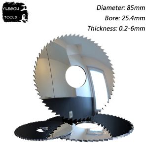 85mm Alloy Tungsten Steel Milling Cutter 85 x 25.4mm Carbide Circular Saw Blades Cutting Aluminum Copper Metal PVC. (0.2-6mm)