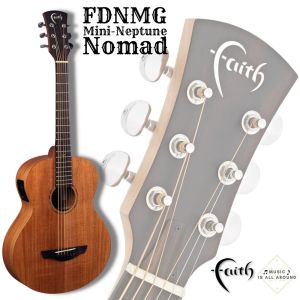 กีตาร์โปร่งไฟฟ้าไซส์ 3/4 Faith FDNMG - Nomad Mini-Neptune Electro (All Solid Mahogany) กีต้าร์ไฟฟ้า 3 4 กีตาร์ไฟฟ้าไซส์เล็ก Small Electric Bicycle กีต้าร์โปร่งไฟฟ้า - Lazada