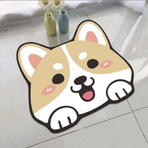 Cartoon Doormat Super Absorbent Carpet Bathroom Mat Toilet Entrance Door Mat Non-Slip Mat Carpet Home Tikar Tandas