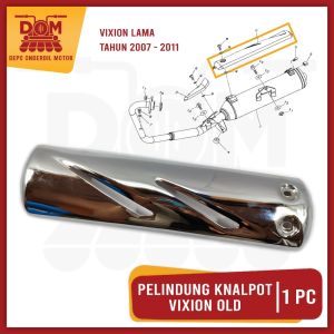 Pelindung Knalpot VIXION OLD 2007 BESI (PSP) Cover Tutup Tameng Kenalpot V-ixion Lama Old 2007-2011