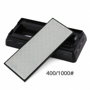 400/1000# Dual Grit Diamond Sharpening Stone Double-Side Batu Pengasah Asah Asahan Pisau