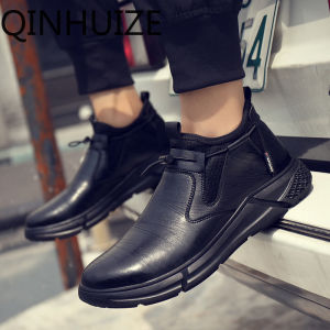QINHUIZE New cold-proof safety shoes anti-smashing and anti-piercing mens lightweight non-slip safety boots work shoes