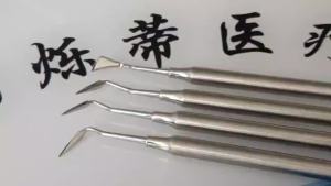 ที่ขูดหินปูนสแตนเลส มีดออร์บันและมีดเคิร์กแลนด์ ที่ขูดหินปูนทำความสะอาดฟันแบบสองด้าน