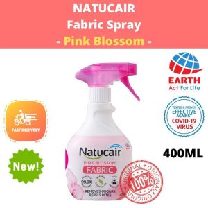 เนเชอแคร์ แฟบริค สเปรย์กำจัดและป้องกันไรฝุ่น99.9%ฆ่าเชื้อCV. NATUCAIR FABLIC 400mL