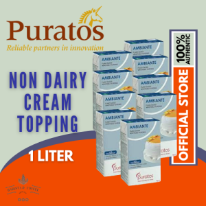 Puratos Ambiante Non-Dairy Whipping Cream Topping 1L x 9 Pack Plant-Based Cream - Premium Plant-Based Whipping Solution