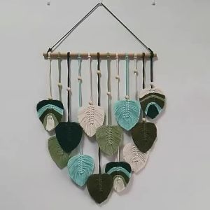 Nordic Macrame Woven Tapestry Lampshade Boho Hanging Lamp Cover Ceiling Pendant Light for Home Bedroom Chandeliers Decorative