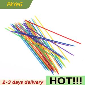 PkYeG 30pcs set Classic Plastic Pick Up Sticks Set Traditional Game Toy