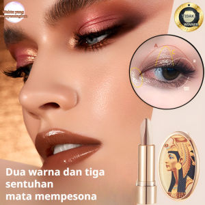 ✨Eyeshadow Stick/Makeup Crayon/Easy Application/Eye Shadow Pen/Silky Texture/Effortless Blending/Travel-Friendly/Long Lasting SL Dual-Color Luxury Lazy Eyeshadow Stick