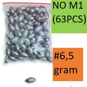 Set Timah Pancing Premium Model Melinjo - Paket Lengkap Berbagai Ukuran