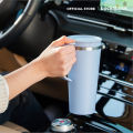 LocknLock Daily Handle Tumbler แก้วน้ำเก็บอุณหภูมิ สีพาสเทล ขนาด 600 ml. รุ่น LHC4330. 