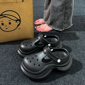[Free Shipping] WomenS Thick-Soled Clogs 2025 New Summer Collection EVA Non-Slip Height-Increasing Beach Sandals WomenS Summer Outdoor Wear Beach Sandals WomenS Summer Outdoor Wear