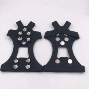 10 Studs Reliability Antiskid Footwear Ice Grippers Spikes Climbing Crampons Suitable for Winter Sports Lover