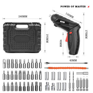 Mesin Bor set 48/Cordless Screwdriver 4.2 V / Mesin Bor Cordless Mini 48pcs Set / Bor mini / Screwdriver Baterai